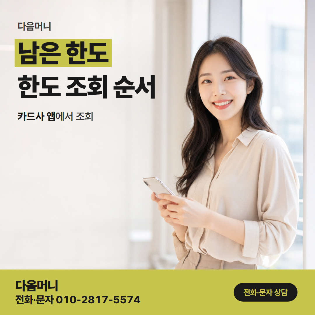 다음머니 인천카드깡 지금 사용 가능한 범위